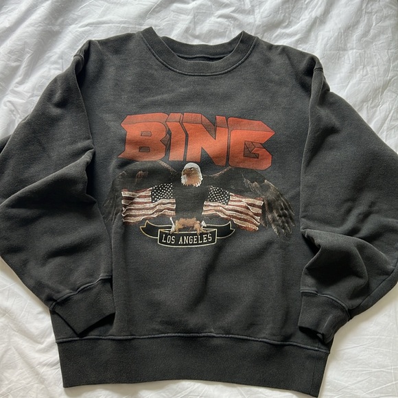 ANINE BING VINTAGE EAGLE SWEATSHIRT - Picture 3 of 8